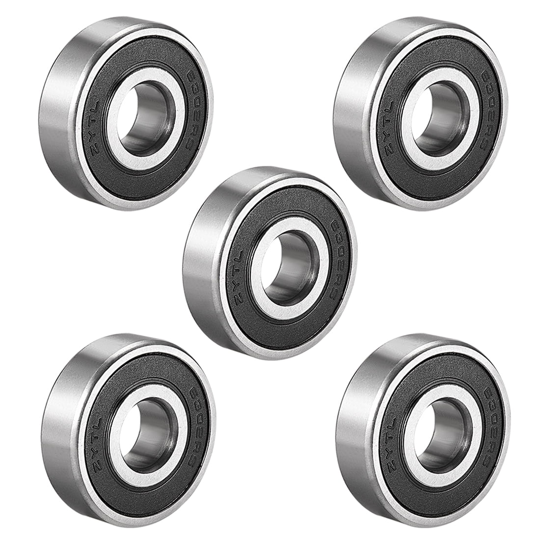 New 5pcs Bike Bicycle Mid Axle Axis 1//4/" x 7 Balls Retainer Bearings Cycling MTB